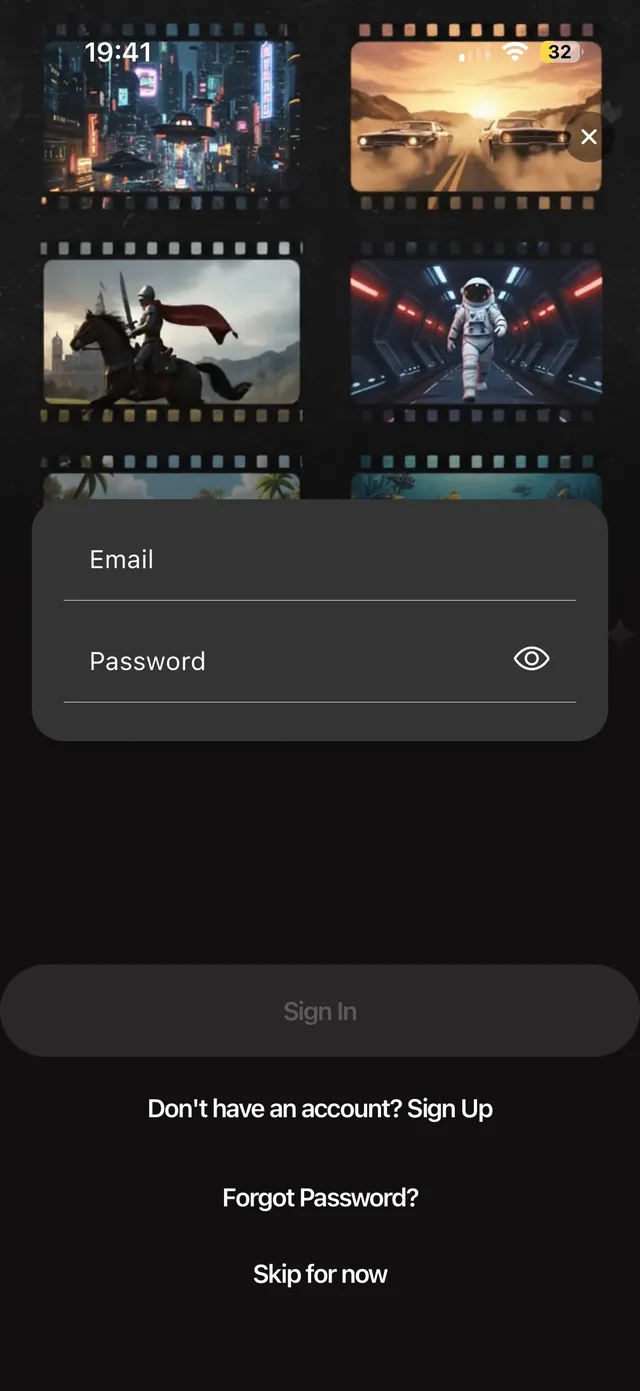 Вход — Cinemus AI