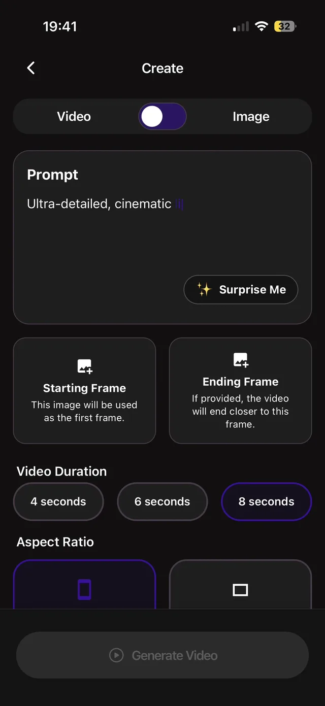 Создать видео — Cinemus AI