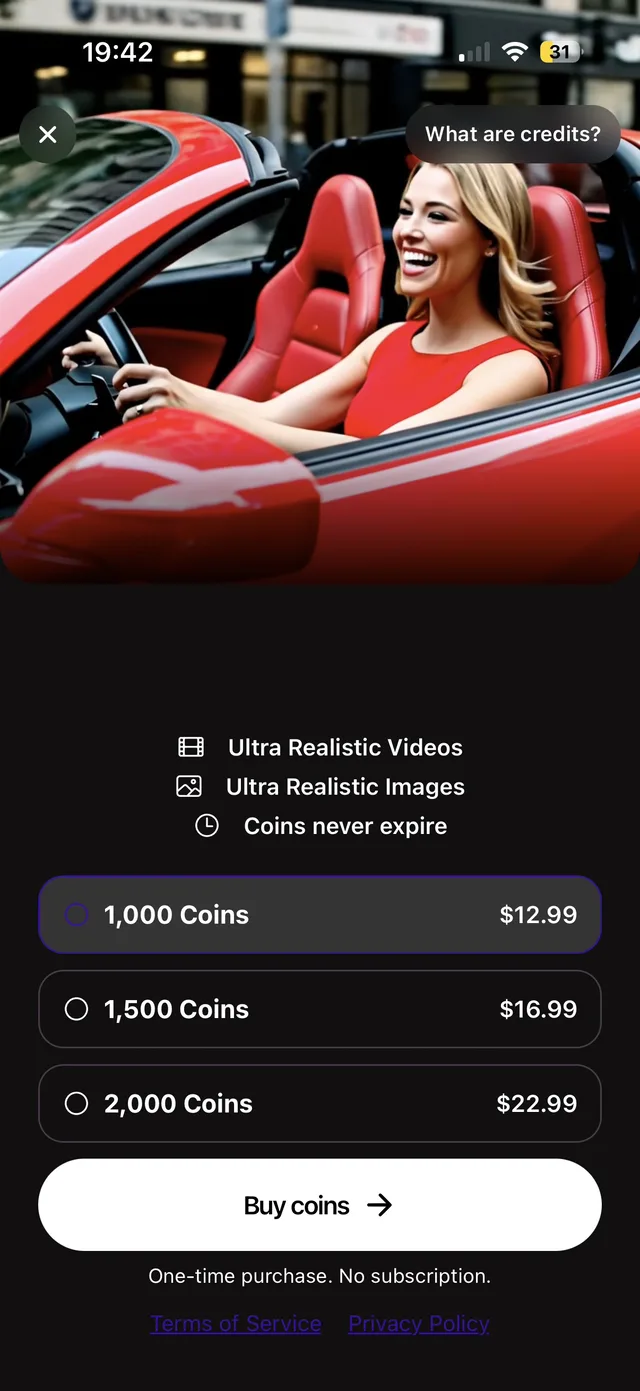 Пакеты кредитов — Cinemus AI